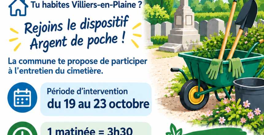 Dispositif argent de poche affiche officielle